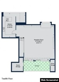 Схема другого поверху квартири