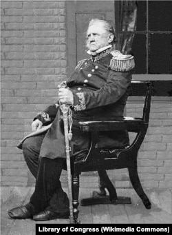 Генерал Скотт у 1861 році