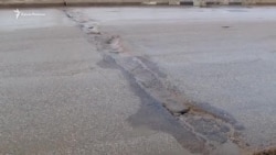 В Керчи треснул по шву Горьковский мост (видео)