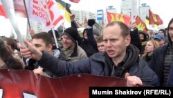 2019-njy ýylyň noýabr aýynda Moskwada milletçi ýörişe gatnaşyjylar