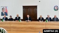 Նախագահ Իլհամ Ալիևի հանդիպումը «Արևմտյան Ադրբեջան» կազմակերպության ակտիվիստների հետ, Բաքու, 24 դեկտեմբերի, 2022թ.