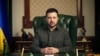 Ukrainian President Volodymyr Zelenskiy speaks in his nightly televised address o January 6.