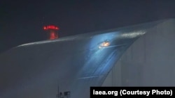 Чернобыл атомдук электр станциясы. Сокку урулган жер. 2025-жылдын 14-февралы.