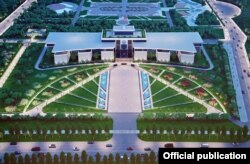 Макет нового здания администрации президента.