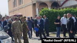  Տաջիկստանի և Ղրղւզստանի պաշտոնյաները քննարկում են միջադեպը սահմանին, 13-ը ապրիլի, 2022թ․