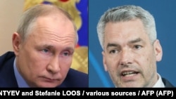 Уладзімір Пуцін і Карл Нэгамэр. Каляж