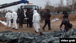 Бучадагы сөөктөрдү кайра көмүү. 13-апрель, 2022-жыл.