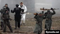 İkinci Dünya müharibəsi hadisələrinin səhnələşdirilməsi, Belarus, 23 fevral 2008   