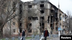 Мариупол шаары. 18-апрель, 2022-жыл. 