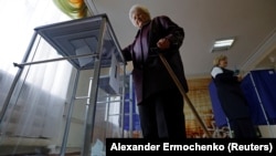 Донецктидеги добуш берүү.