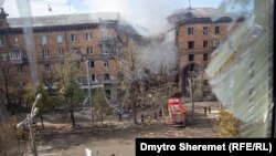 Наслідки ракетного удару по Запоріжжю, 6 жовтня 2022 року (ілюстраційне фото)