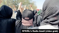 زنان معترض در کابل