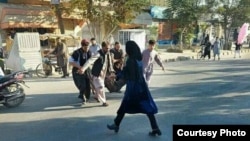 تصویر از ساحه رویداد انفجار درکابل