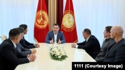 Президент Садыр Жапаров Манаслу чокусун багындырган альпинисттерге жолугушту. Бишкек. 10-октябрь, 2022-жыл
