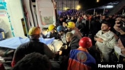 Жарылуу болгон шахта. 15-октябрь. 2022-жыл.