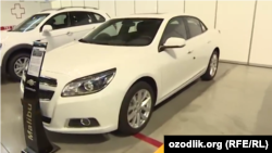 Өзбекстанда чыгарылган "Шевроле" унаасы. Иллюстрациялык сүрөт.