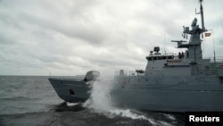 Эстонское патрульное судно на Балтике, фото иллюстративное