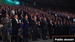 Тоқаевты қолдау "халықтық коалициясының" жиыны. Астана, 6 қазан 2022 жыл.