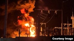 Russia. Belgorod. Fire. Photo by Governor Vyacheslav Gladkov