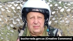 Михайло Матюшенко – позивний «Дід» – загинув у небі над Чорним морем під час виконання бойового завдання у повітряному бою в червні цього року (фото: міська рада Бучі)