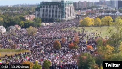 Ирандагы нааразылык акциялары. Видеолордон алынган сүрөт.