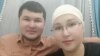 Qazybek Qudaibergenov (left) and his wife, Inkarim Sultanova (file photo)