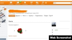 Фрагмент личной страницы мигрантки из Казахстана в социальной сети "Одноклассники.ру".