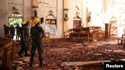 Շրի Լանկայի եկեղեցիներից մեկը, որտեղ իրականացվել է ահաբեկչություն, 22-ը ապրիլի 2019 թ.