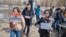 Protesters rally against the social-media bill in Nur-Sultan on April 2.