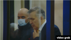 Михаил Саакашвили в зале суда