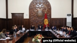 Заседание правительства КР, архивное фото.
