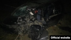 Суусамырдагы жол кырсыгы. ӨКМ тараткан сүрөт. 