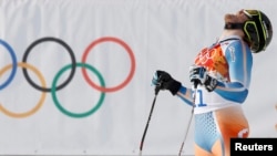 Норвегиялык спортчу Kjetil Jansrud, Сочи, 16-февраль, 2014.