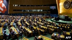 7 квітня Генасамблея на спеціальній сесії проголосувала за резолюцію про зупинення членства Росії у правозахисній раді ООН