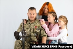 Сергей с семьей