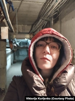 Виктория Куриленко в подвале своего дома в Буче.
