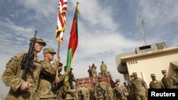 آرشیف، مراسم انتقال مسوولیت‌های نظامی از نیروهای امریکایی و ناتو به نیروهای امنیتی افغانستان