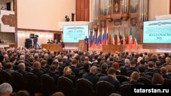 Прездент юлламасы гадәттәгечә консерваториянең концертлар залында яңгырады