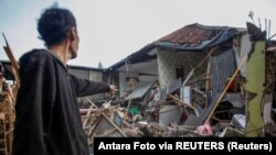 Ինդոնեզիա - Երկրաշարժի հետևանքները Ճավա կղզում, 21-ը նոյեմբերի, 2022թ.