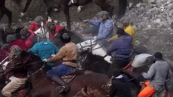 برگزاری مسابقه بزکشی در تاجیکستان
