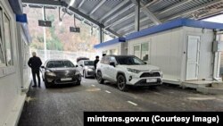 RUSSIA -- The Upper Lars border crossing with Georgia.