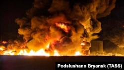 30-ноябрда Брянск облусунун Сураж районундагы мунай жайында болгон жарылуу.