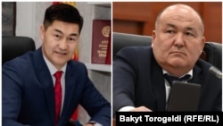 Шайлообек Атазов менен Жеңишбек Токторбаев.