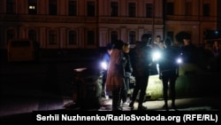 Киев без света. Фото от 19 октября 2022 года