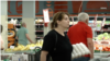 Armenia - Shoppers at a supupermarket in Yerevan.