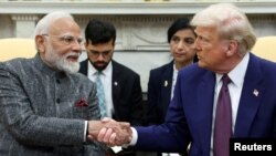 ԱՄՆ նախագահ Դոնալդ Թրամփը Սպիտակ տանը ընդունում է Հնդկաստանի վարչապետ Նարենդրա Մոդիին, Վաշինգտոն, 13-ը փետրվարի, 2025թ.