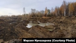 Әбҗәлил районында элекке алтын чыгару урыны