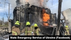 Орусиянын чабуулунан улам талкаланган Украинанын энерго объектилери. 