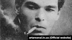 Михайль Семенко, зсновник футуризму. Фото з виставки «Футуромарення» . «Мистецький арсенал». Київ, жовтень-листопад 2021 року