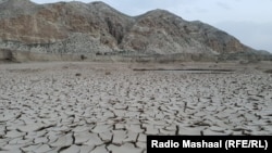 د لورالايي یو بند چې د باران نیشتوالي له کبله وچ دی